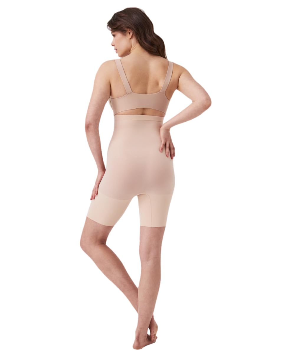 SPANX SPANXsculpt Power Series High-Waisted Mid-Thigh Short - Lightweight, All-Day Comfort - Core Control Shapewear