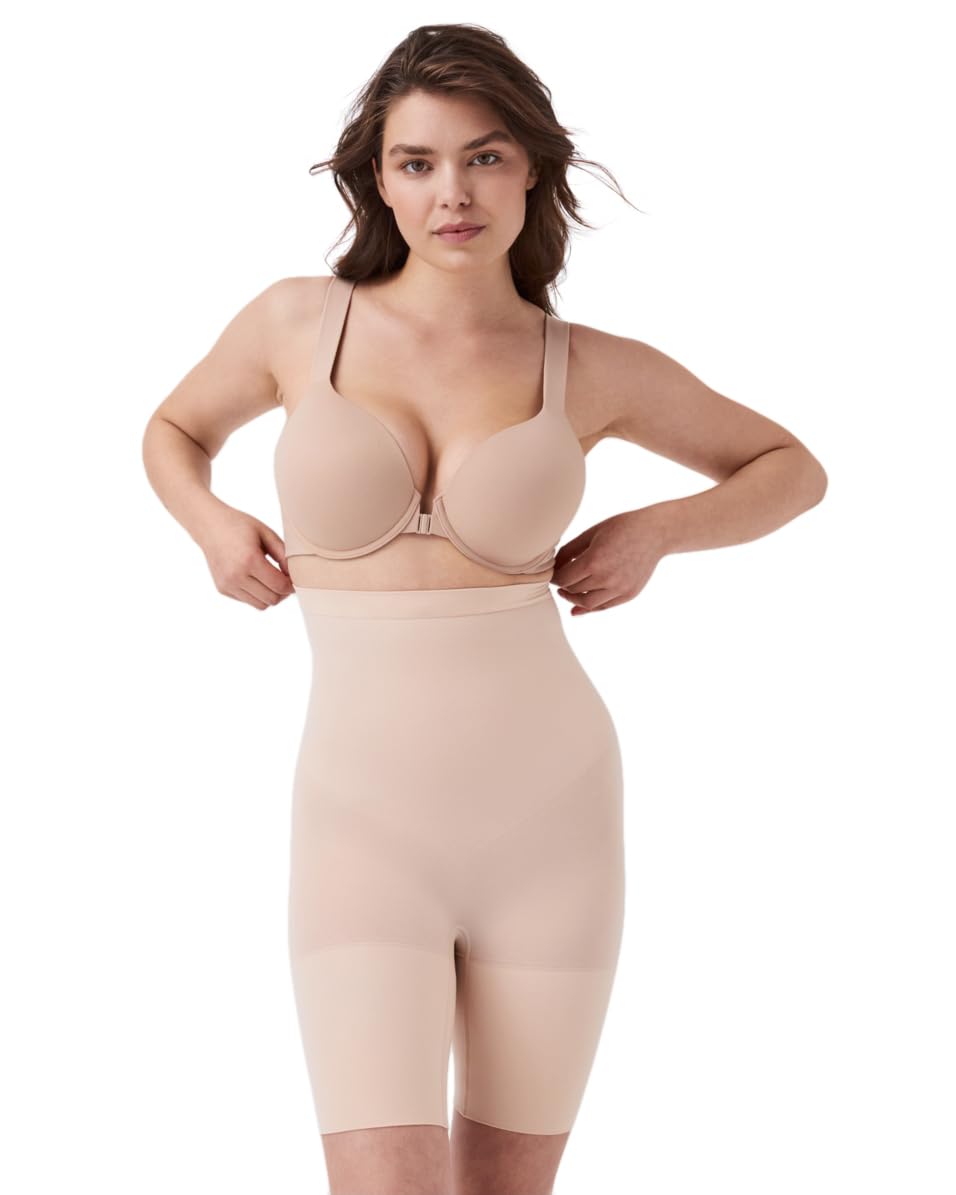 SPANX SPANXsculpt Power Series High-Waisted Mid-Thigh Short - Lightweight, All-Day Comfort - Core Control Shapewear