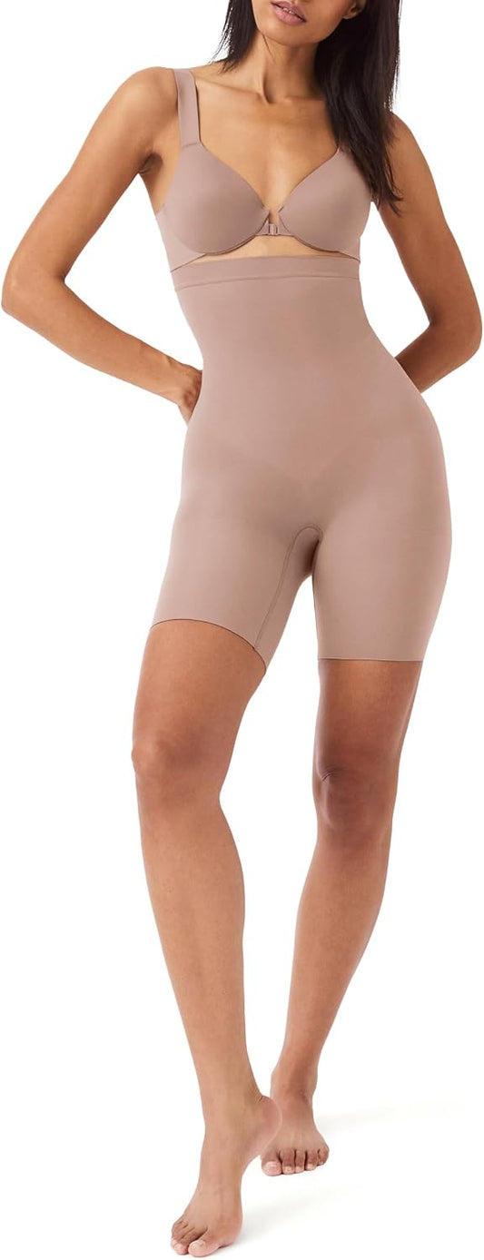 SPANX SPANXsculpt Power Series High-Waisted Mid-Thigh Short - Lightweight, All-Day Comfort - Core Control Shapewear