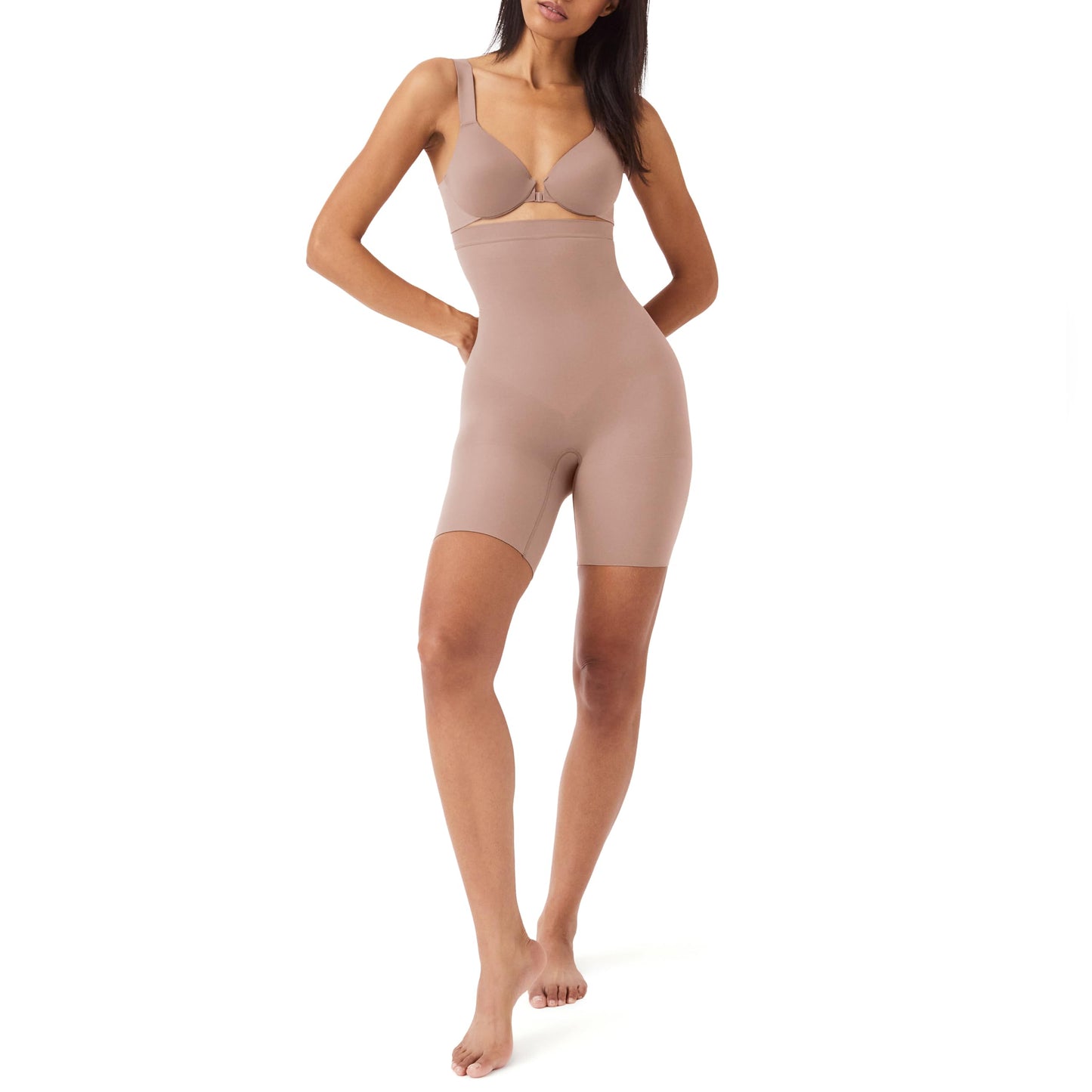 SPANX SPANXsculpt Power Series High-Waisted Mid-Thigh Short - Lightweight, All-Day Comfort - Core Control Shapewear