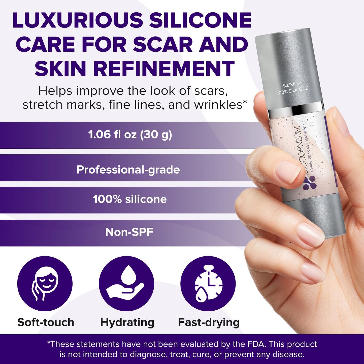 Biocorneum Silicone Scar Gel with Silishield®, SPF 30 Scar Cream
