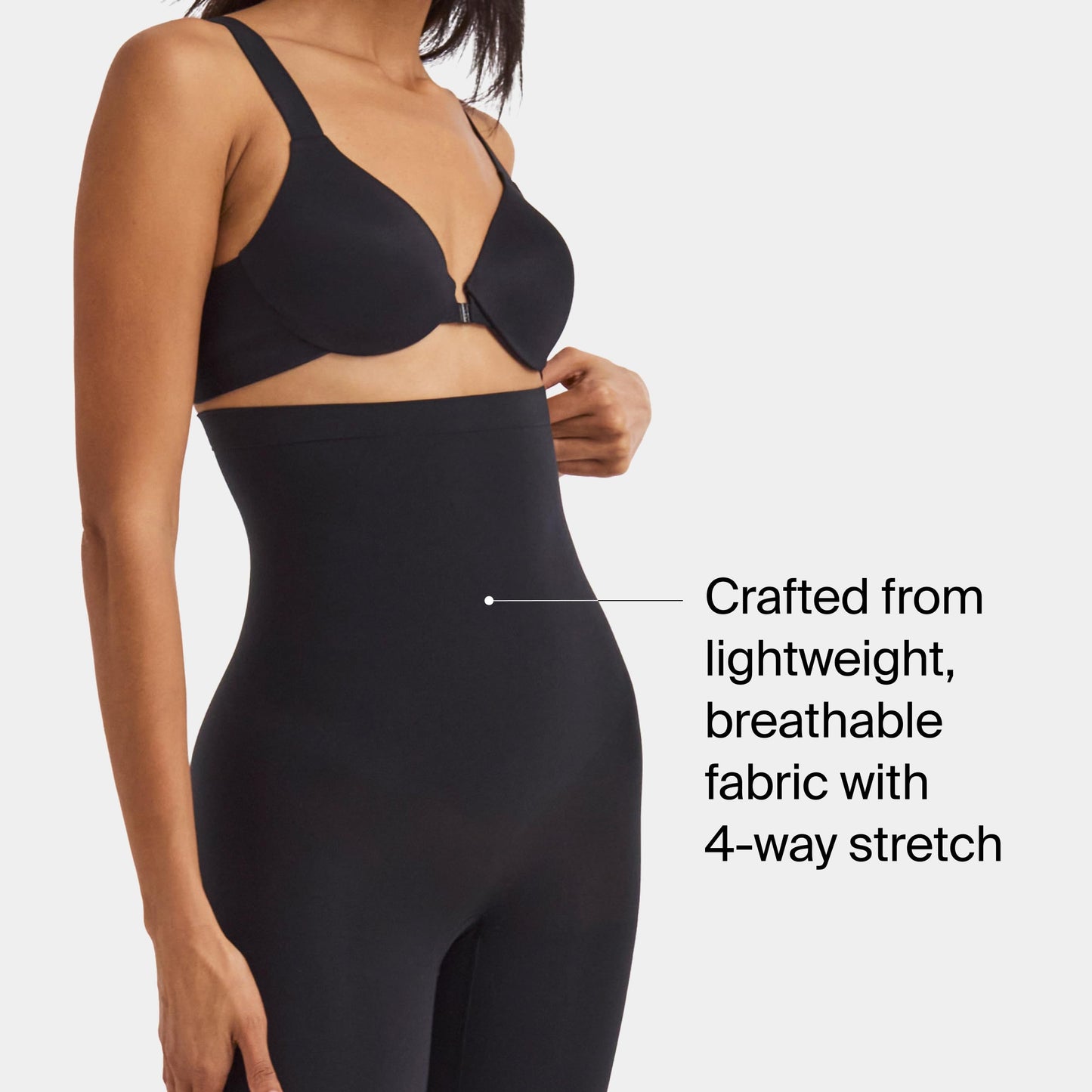 SPANX SPANXsculpt Power Series High-Waisted Mid-Thigh Short - Lightweight, All-Day Comfort - Core Control Shapewear