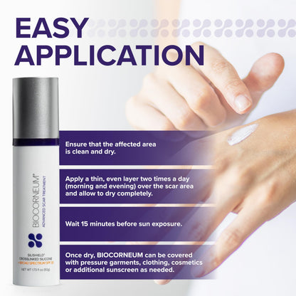 Biocorneum Silicone Scar Gel with Silishield®, SPF 30 Scar Cream