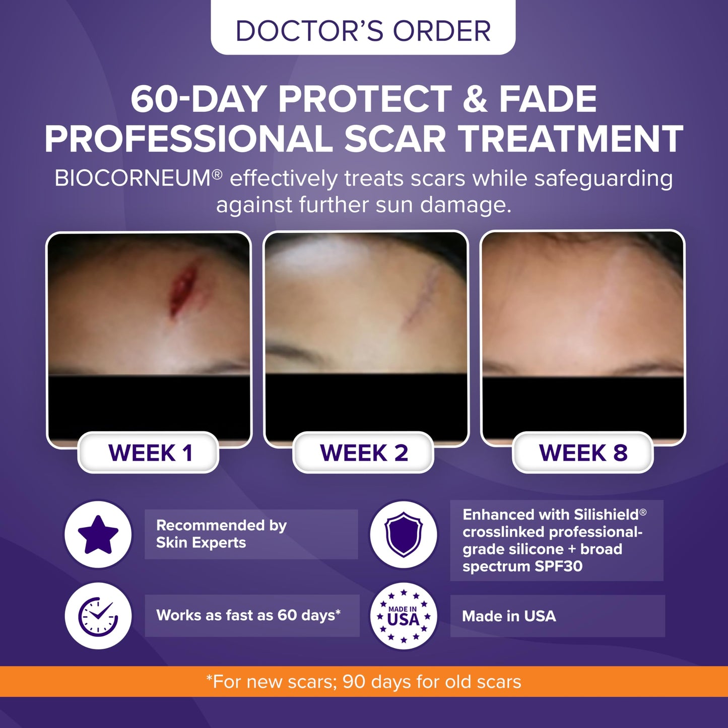 Biocorneum Silicone Scar Gel with Silishield®, SPF 30 Scar Cream