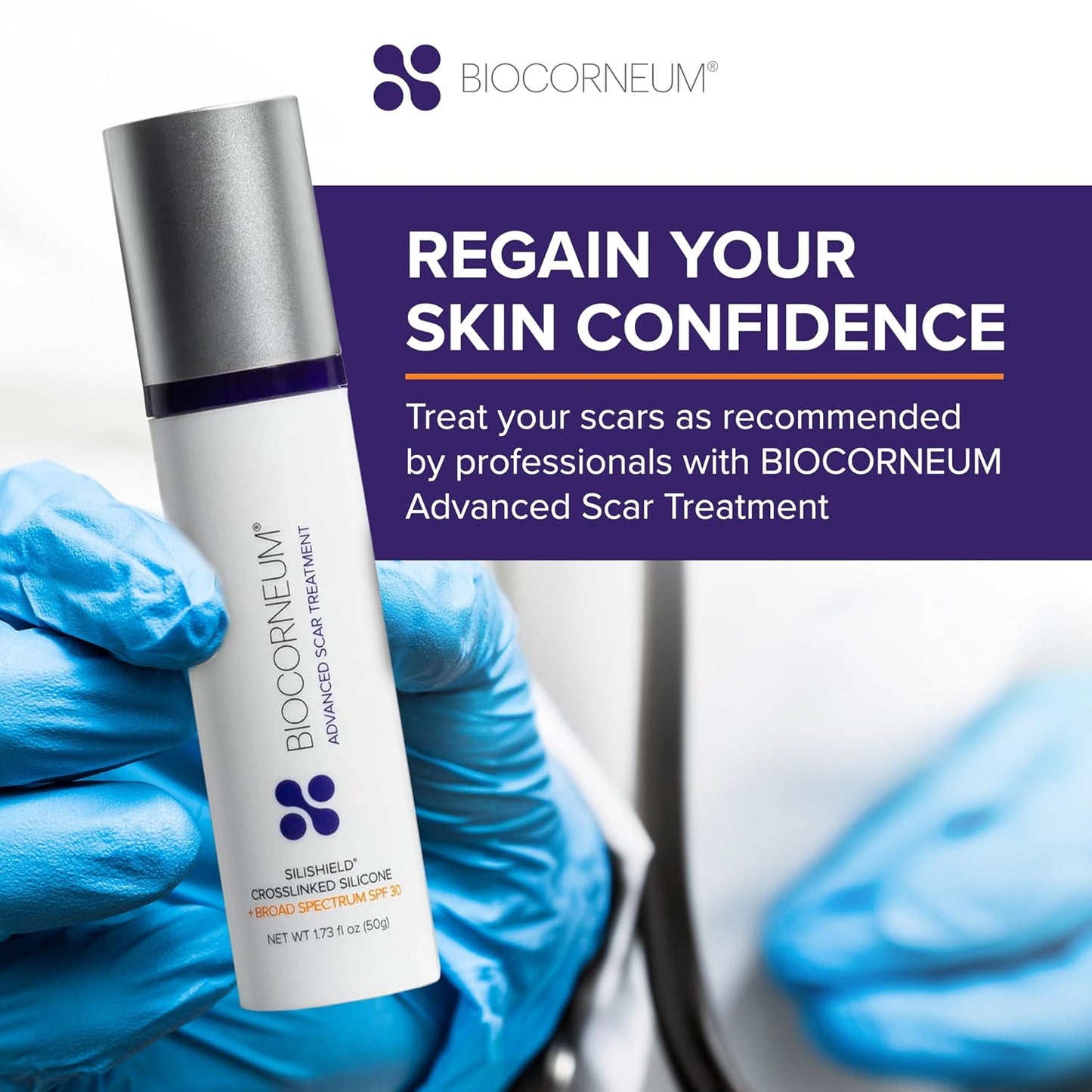 Biocorneum Silicone Scar Gel with Silishield®, SPF 30 Scar Cream