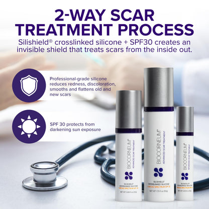 Biocorneum Silicone Scar Gel with Silishield®, SPF 30 Scar Cream
