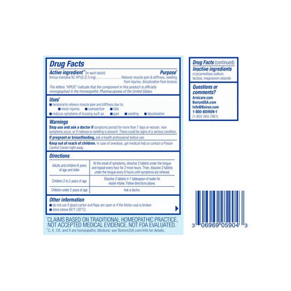 Arnica Montana - Boiron Arnicare Pain Relief Tablets, 60 Count
