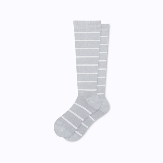 Knee-High Compression Socks - Stripes (20-30 mmHg)