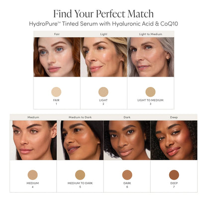 Jane Iredale HydroPure Tinted Serum with Hyaluronic Acid & CoQ10