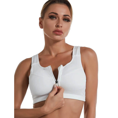 Women's Front-Closure Recovery Sports Bra